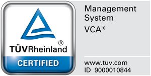 VCA* Certificaat INOTEC Noodverlichting