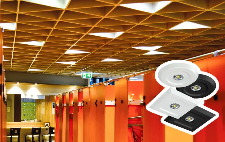 INOTEC SN 9400-12 SLB downlighter vluchtrouteverlichting armatuur