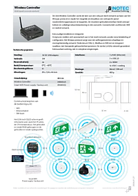 INOTEC Wireless Controller Datasheet