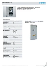 Datasheet INOTEC CPS 220/8
