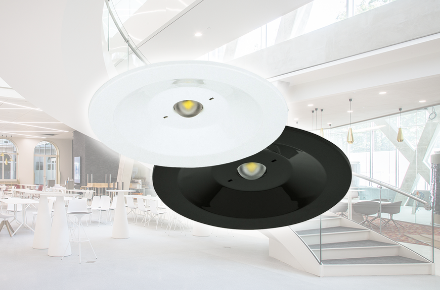 INOTEC BN 3250 en BN 3251 zijn discrete decentrale LED vluchtrouteverlichting armaturen INOTEC BN 3250 en BN 3251 zijn discrete decentrale LED vluchtrouteverlichting armaturen